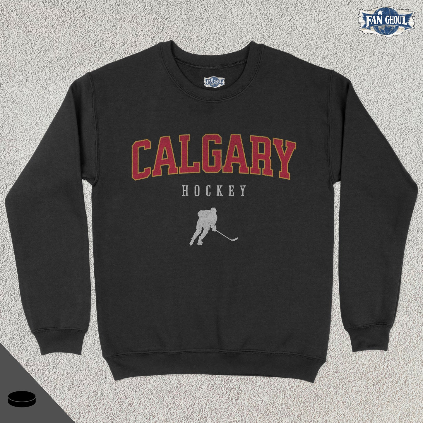 Calgary Hockey Varsity Crewneck