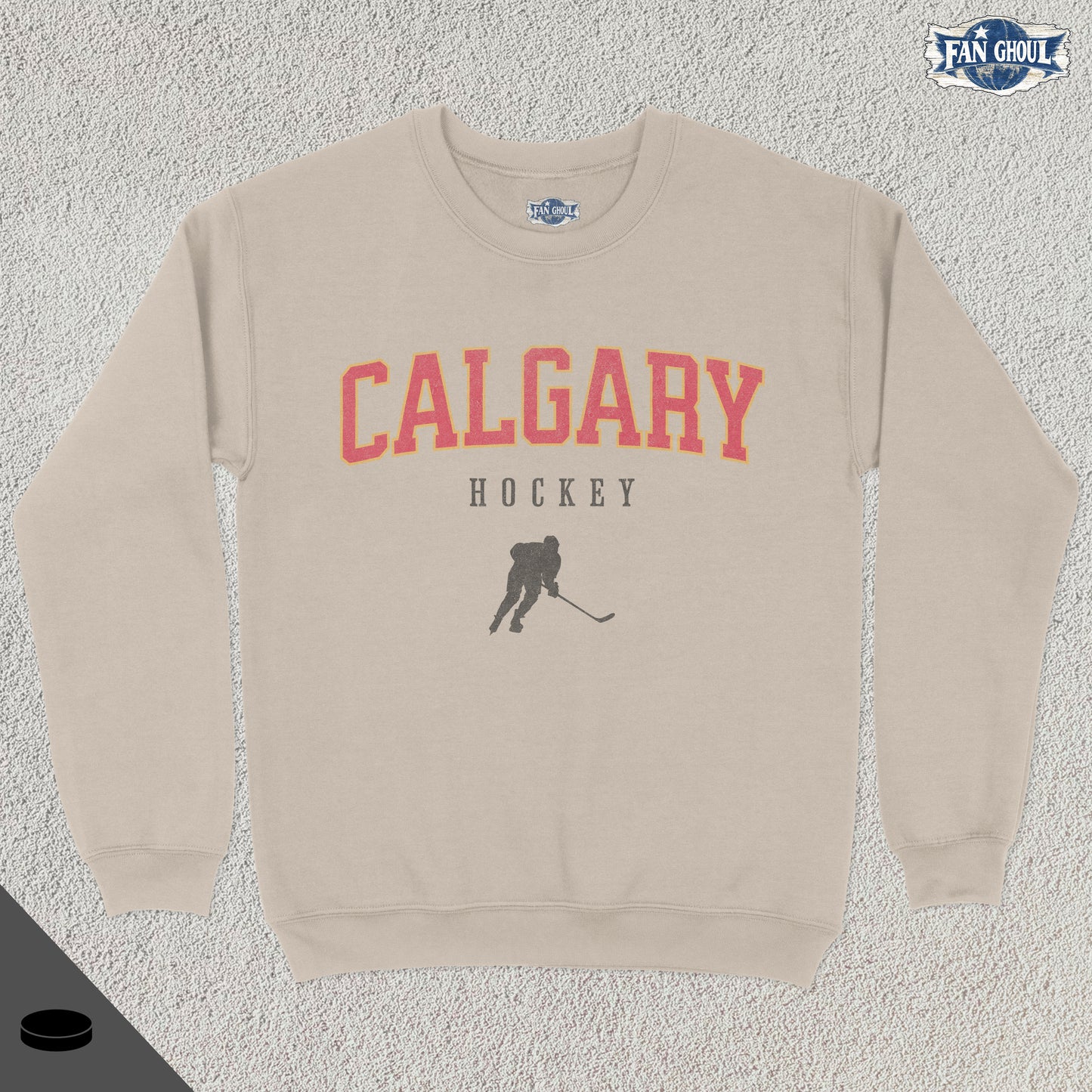 Calgary Hockey Varsity Crewneck