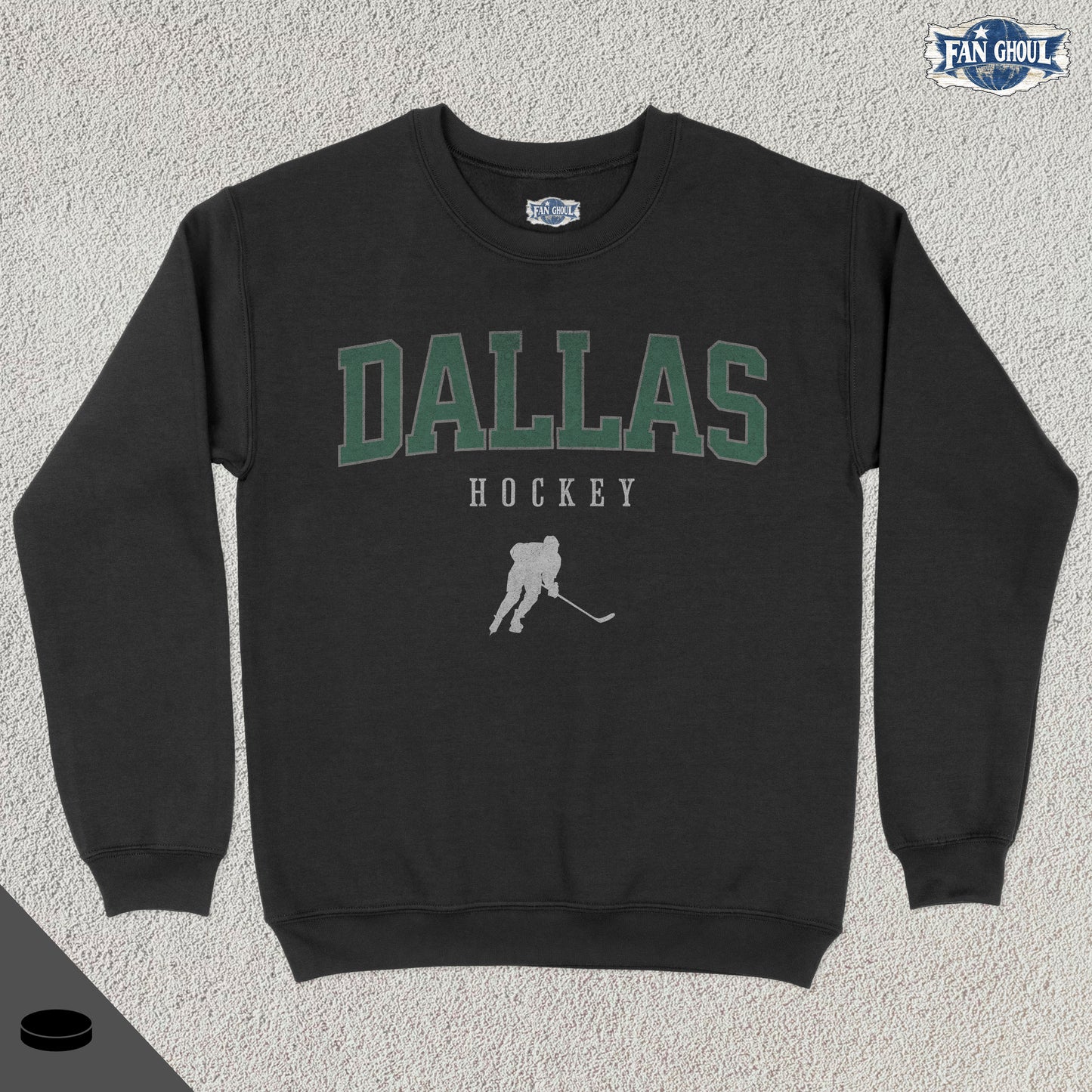 Dallas Hockey Varsity Crewneck