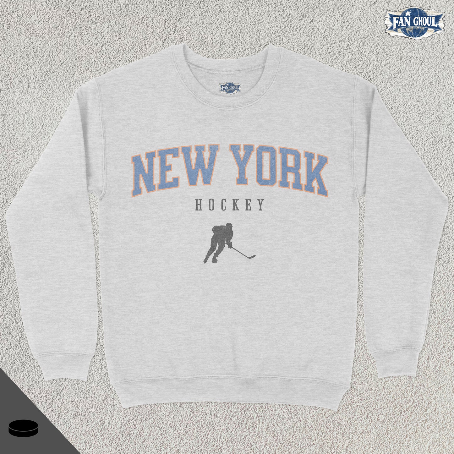 New York 2 Hockey Varsity Crewneck