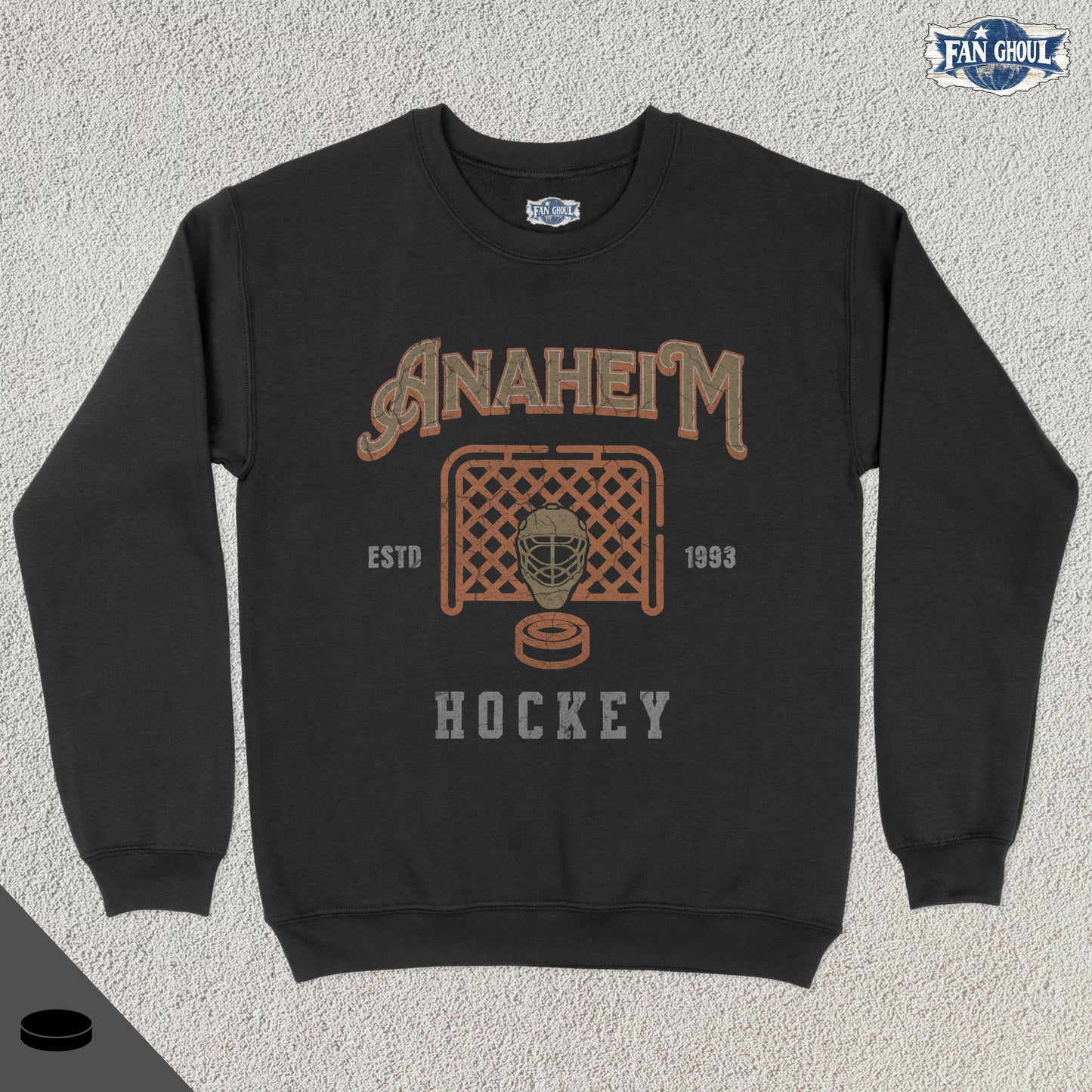Anaheim Hockey Vintage Crewneck