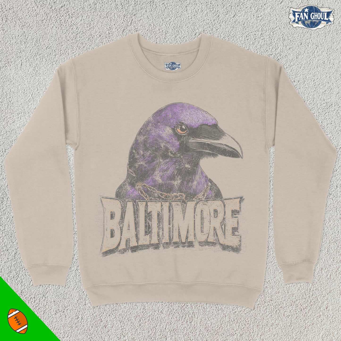 Baltimore Football Graphic Crewneck