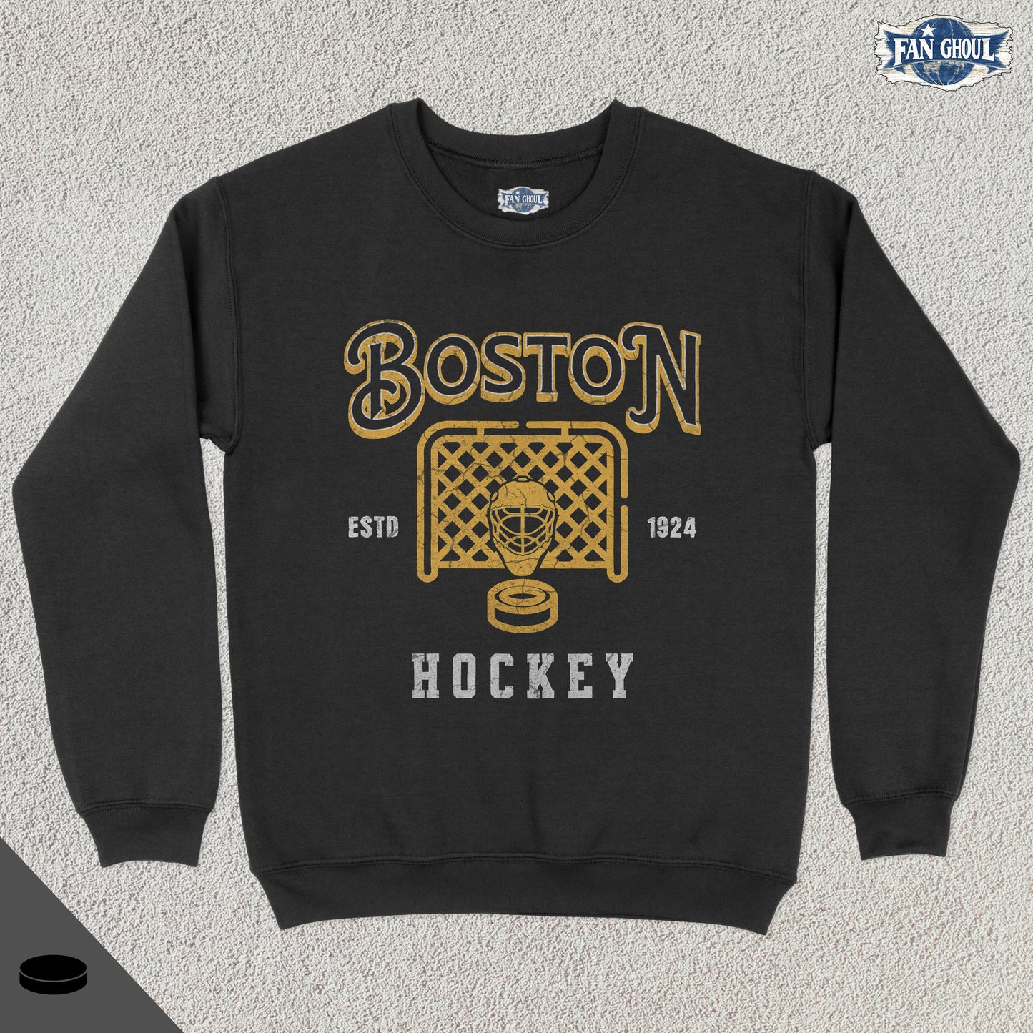 Boston Hockey Vintage Crewneck