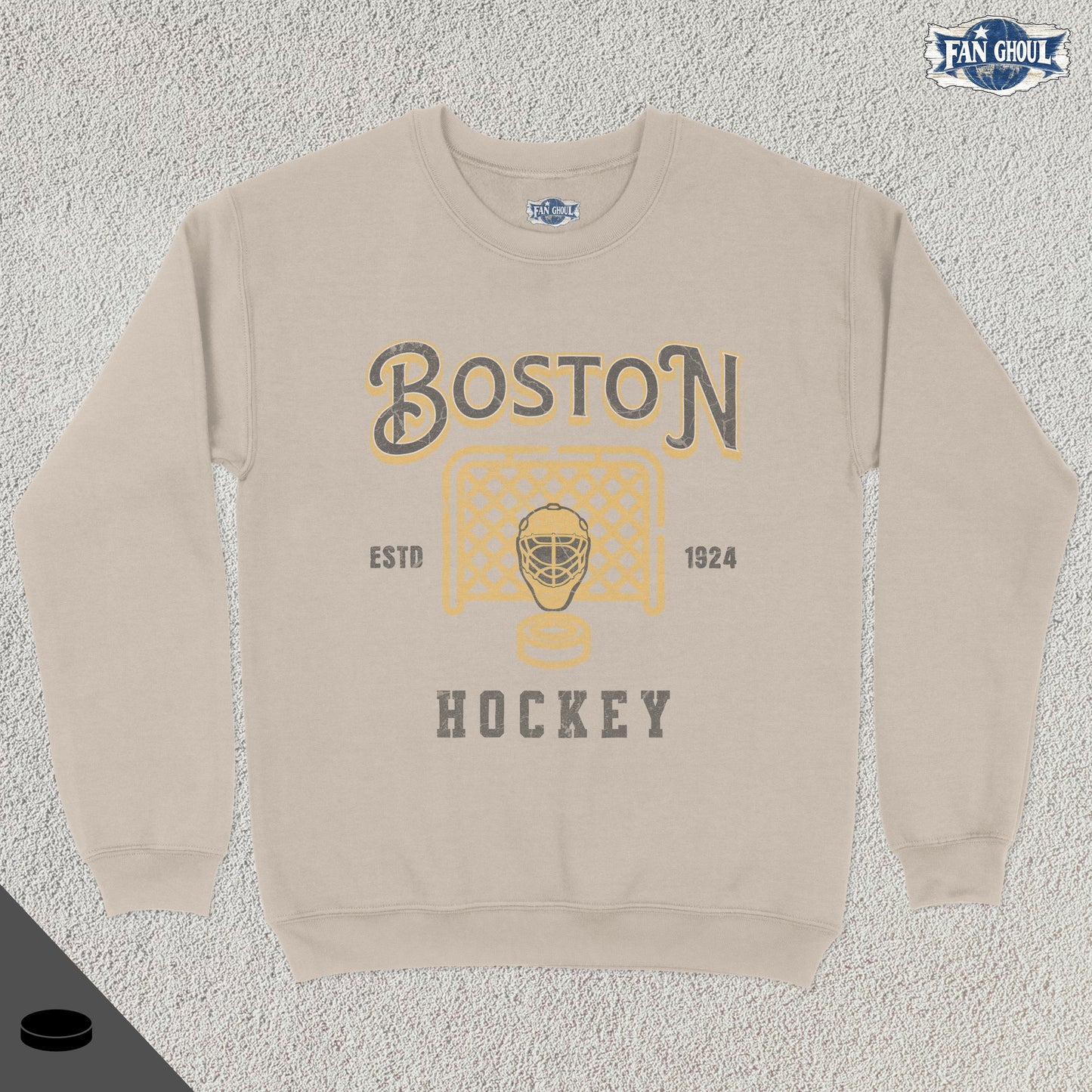 Boston Hockey Vintage Crewneck