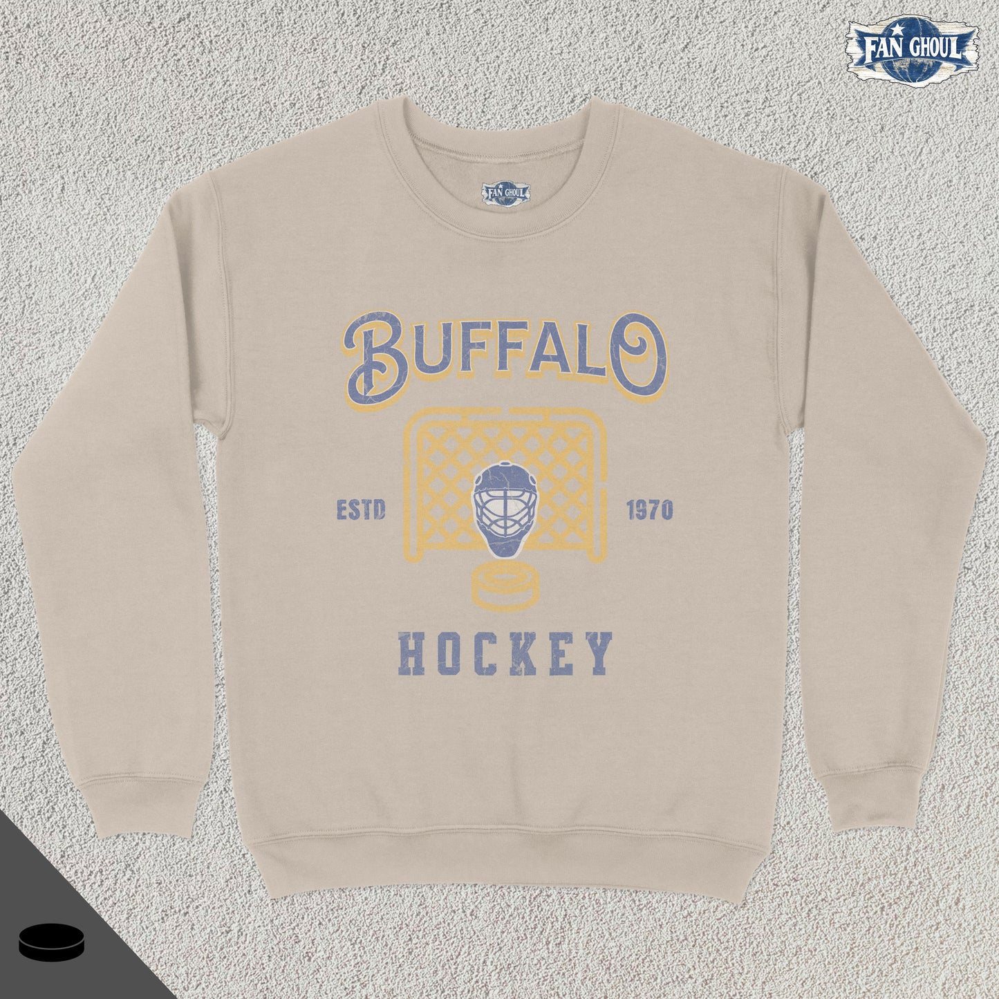 Buffalo Hockey Vintage Crewneck