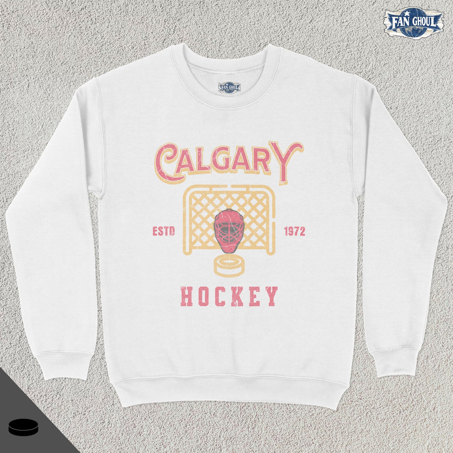 Calgary Hockey Vintage Crewneck