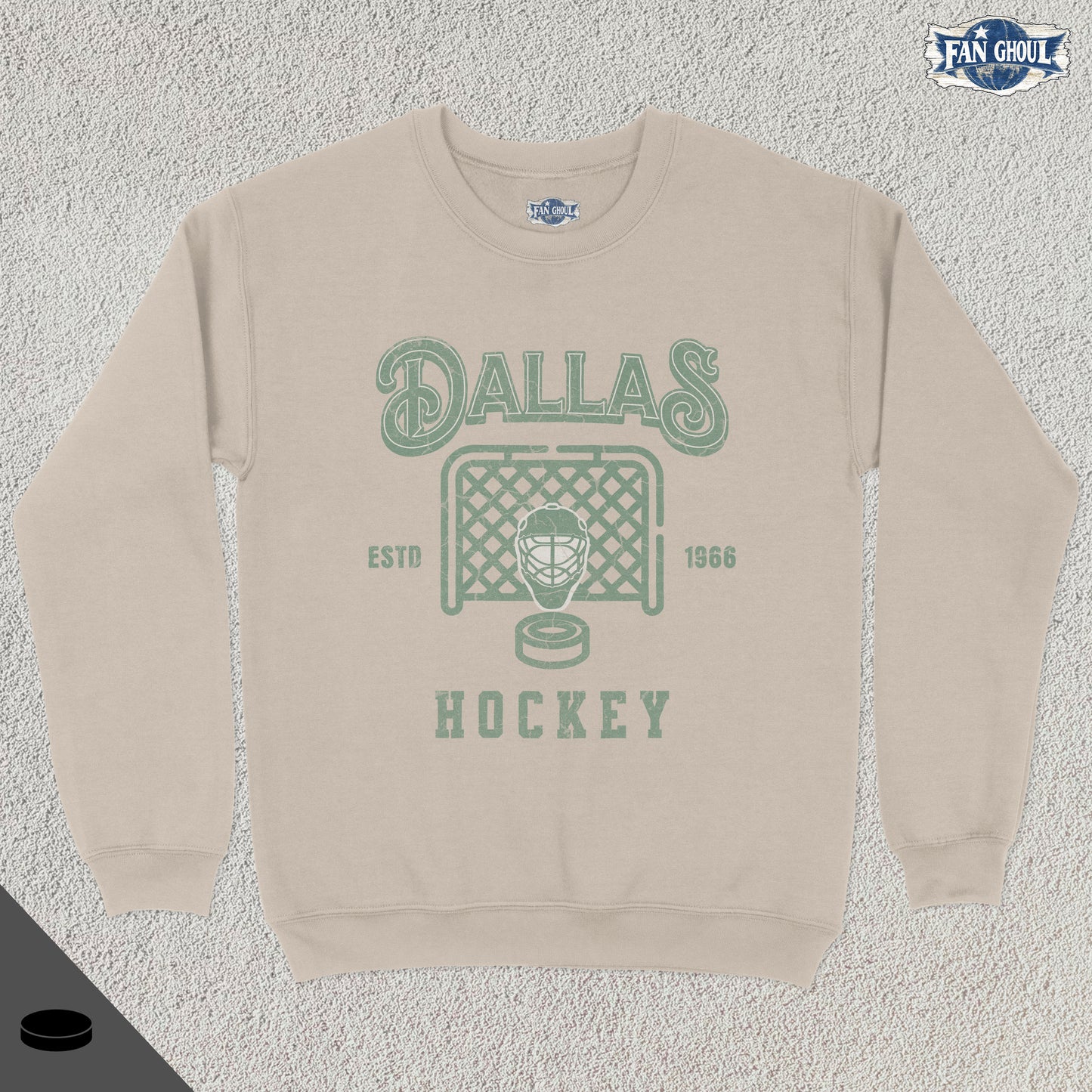 Dallas Hockey Vintage Crewneck