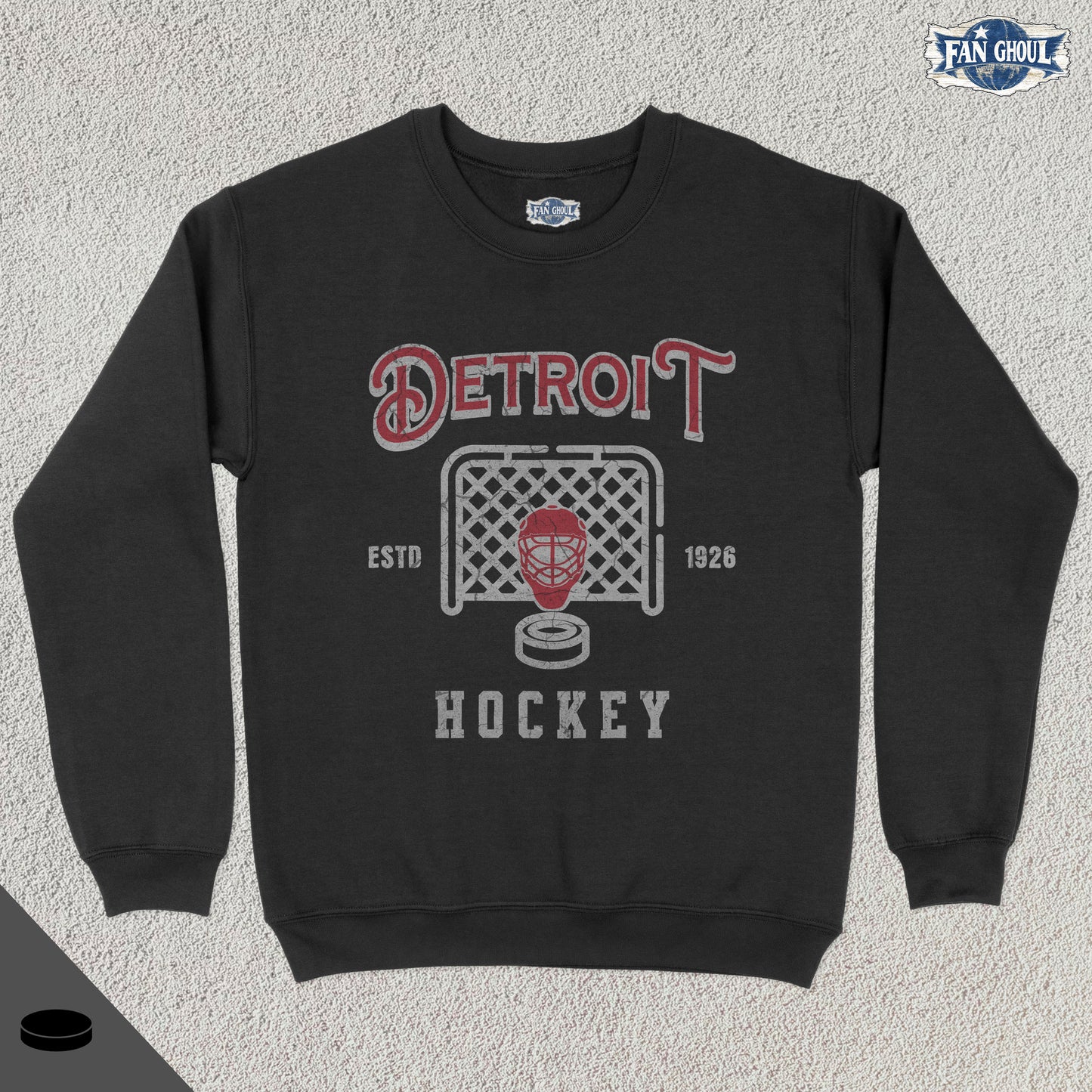 Detroit Hockey Vintage Crewneck