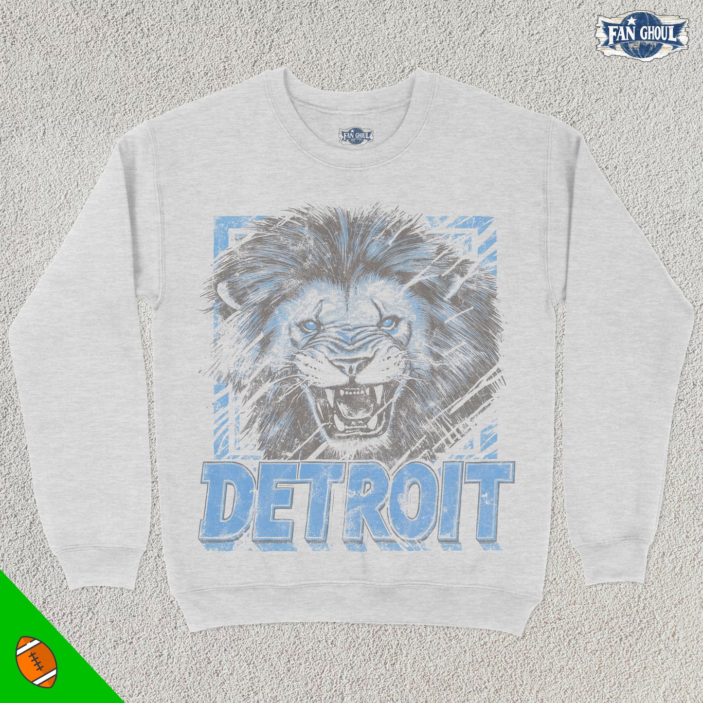 Detroit Football Graphic Crewneck