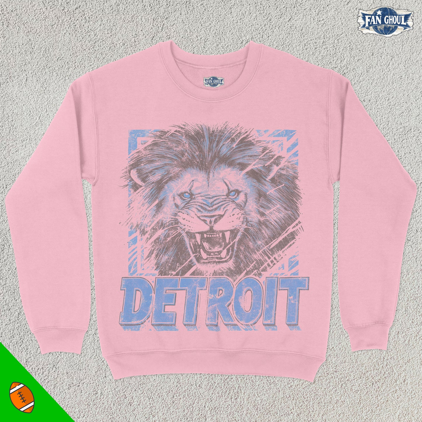Detroit Football Graphic Crewneck