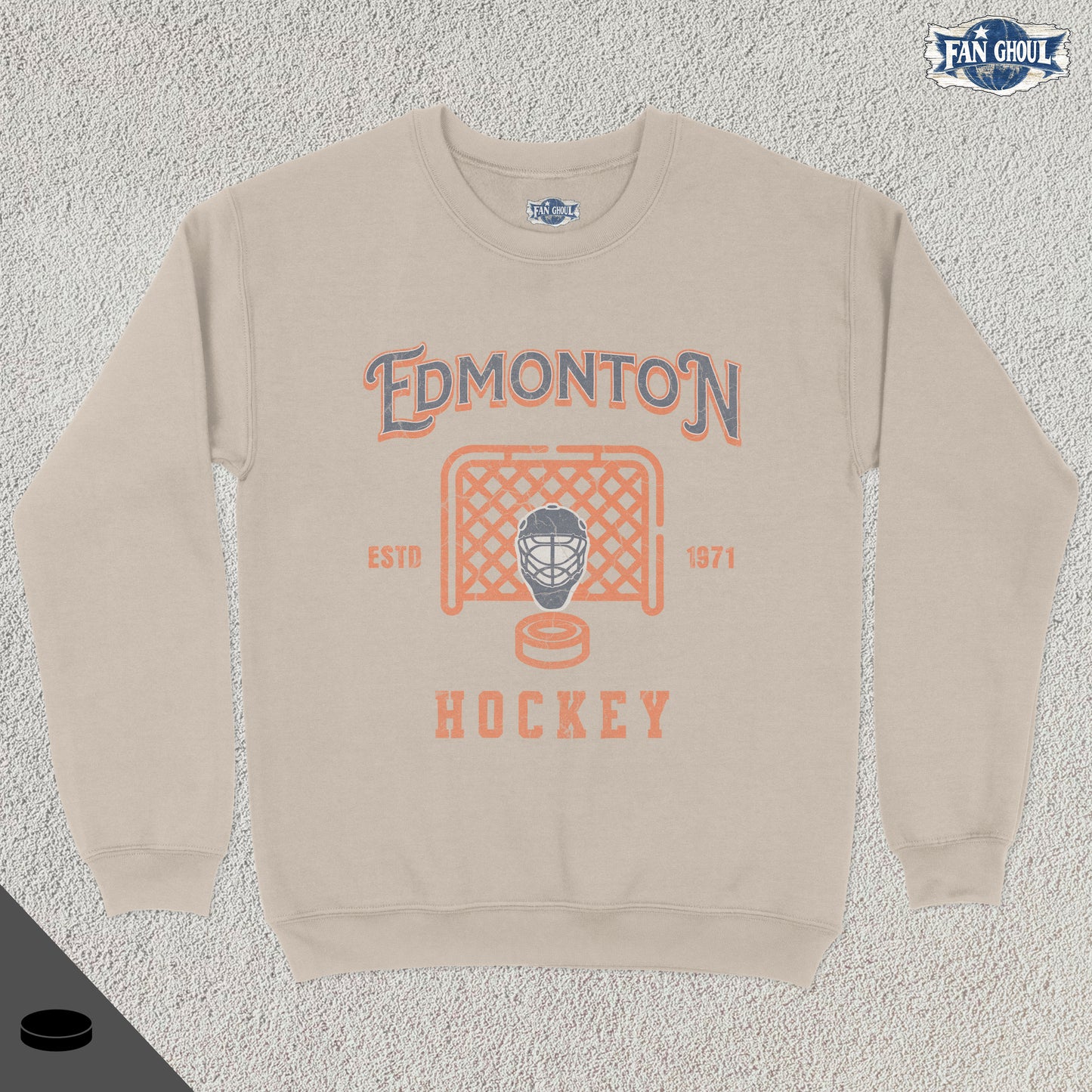 Edmonton Hockey Vintage Crewneck