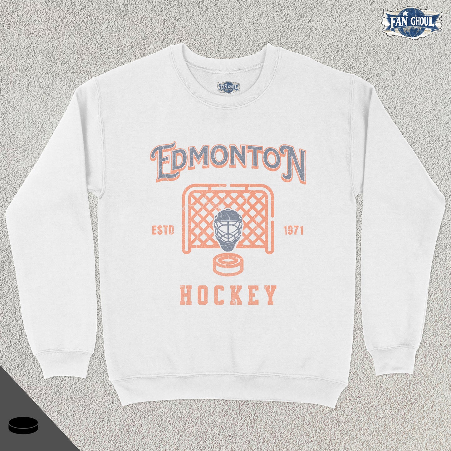 Edmonton Hockey Vintage Crewneck