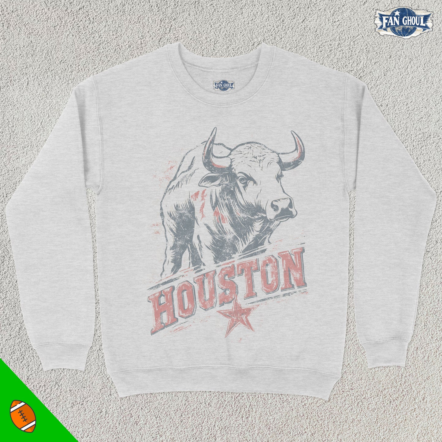 Houston Football Graphic Crewneck