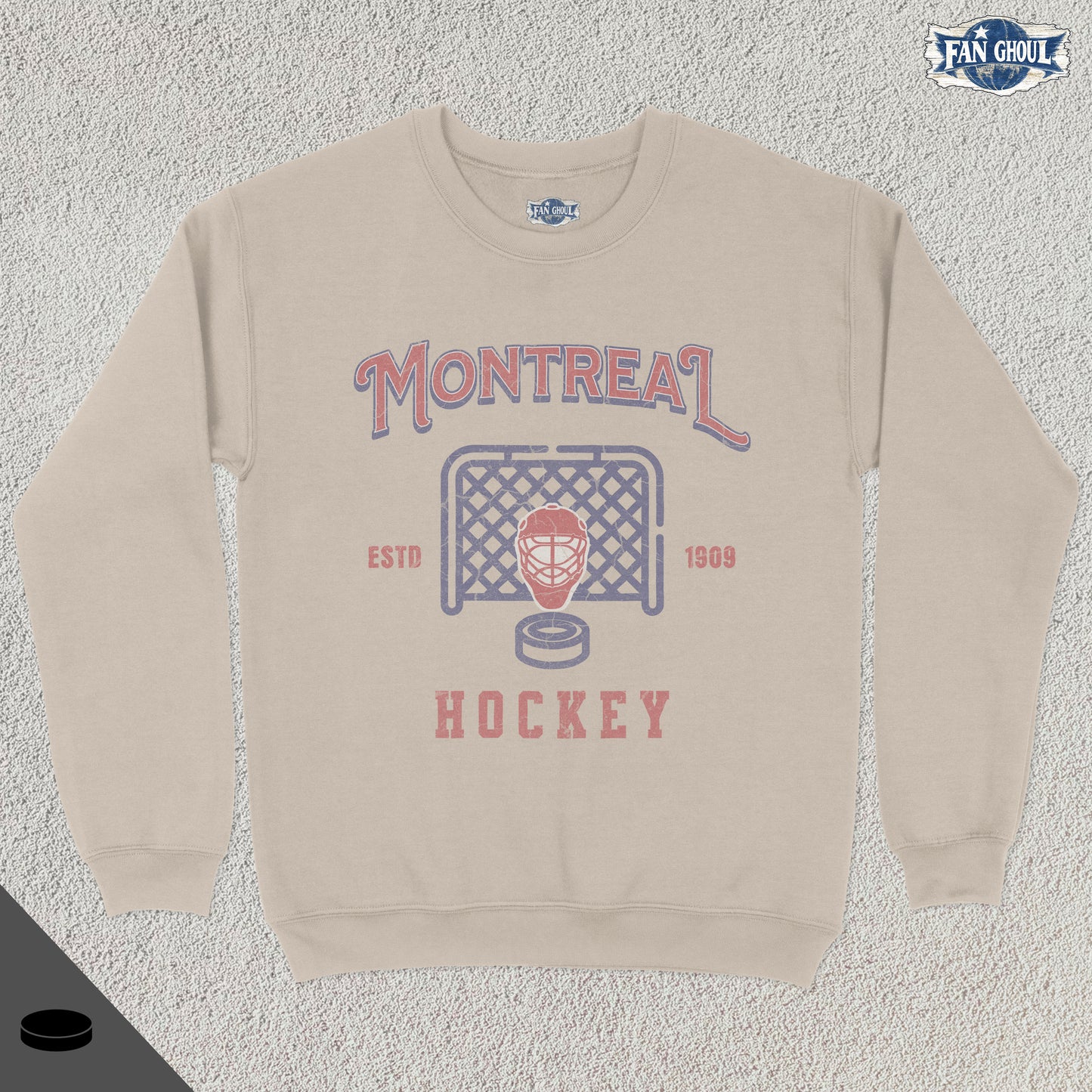 Montreal Hockey Vintage Crewneck