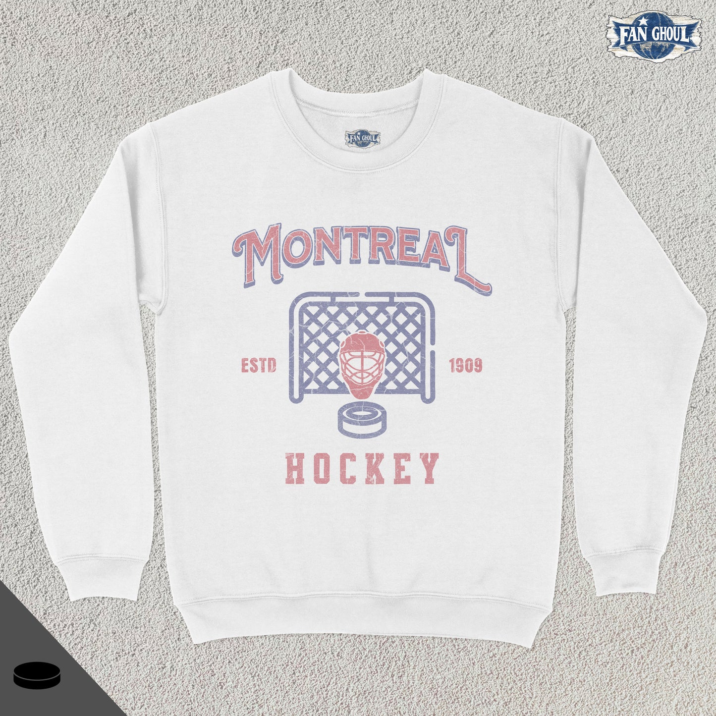 Montreal Hockey Vintage Crewneck