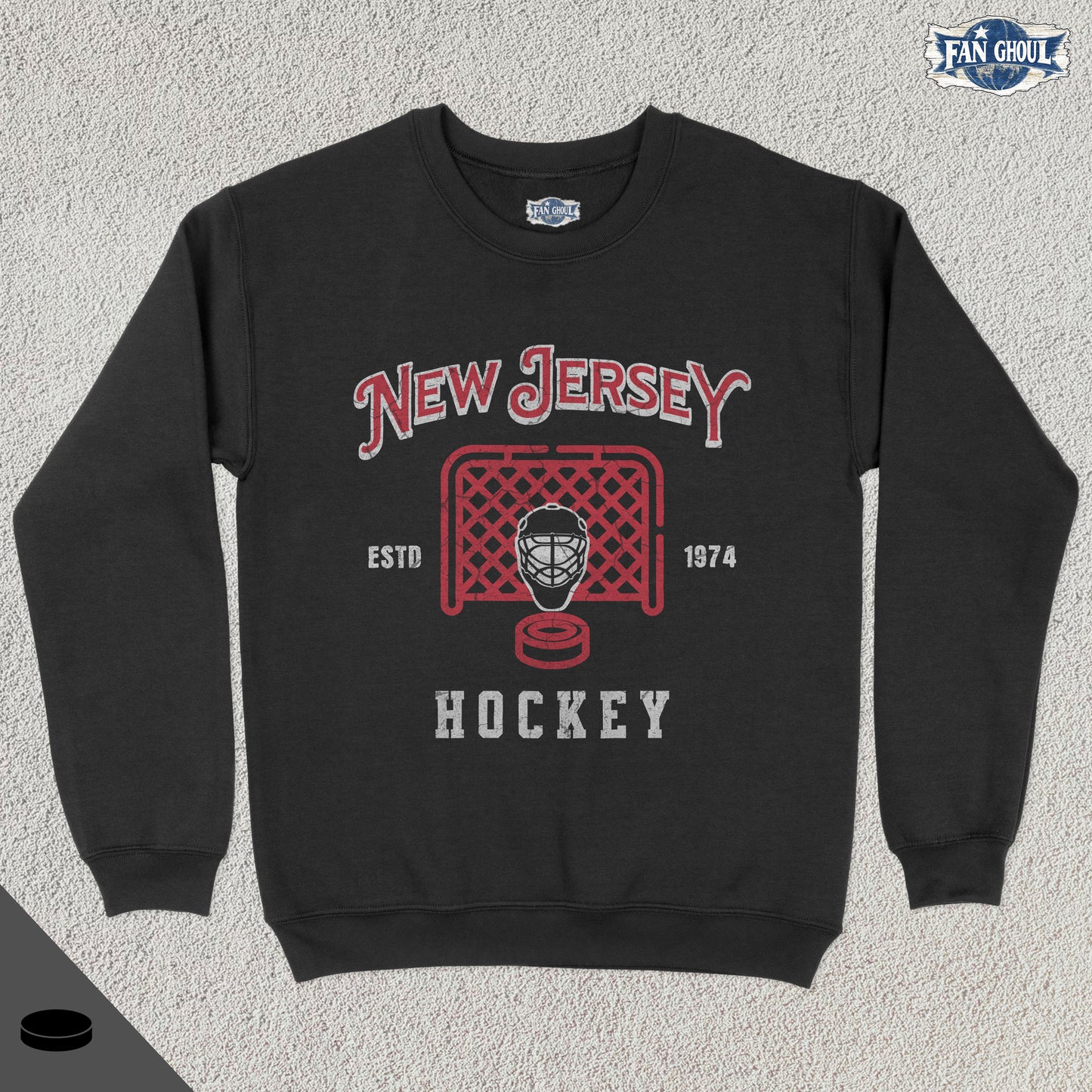 New Jersey Hockey Vintage Crewneck