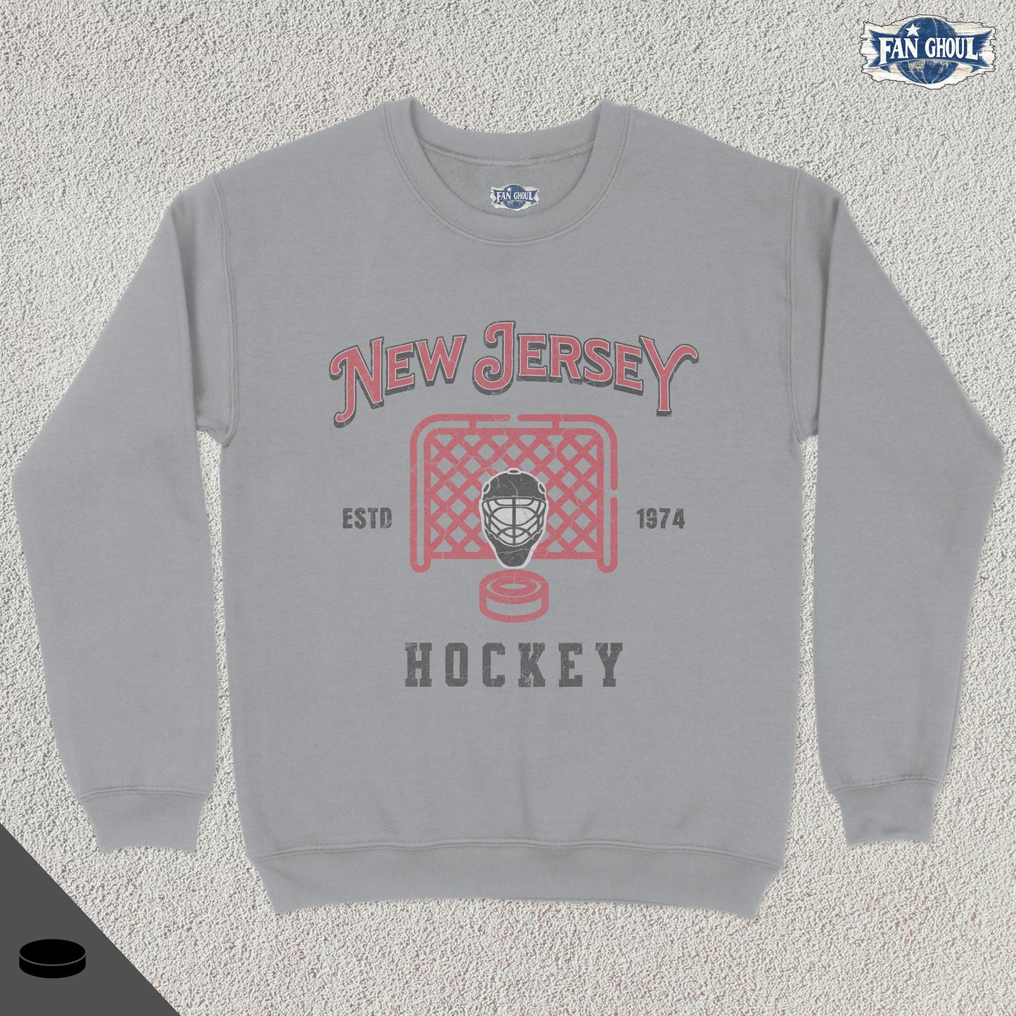 New Jersey Hockey Vintage Crewneck