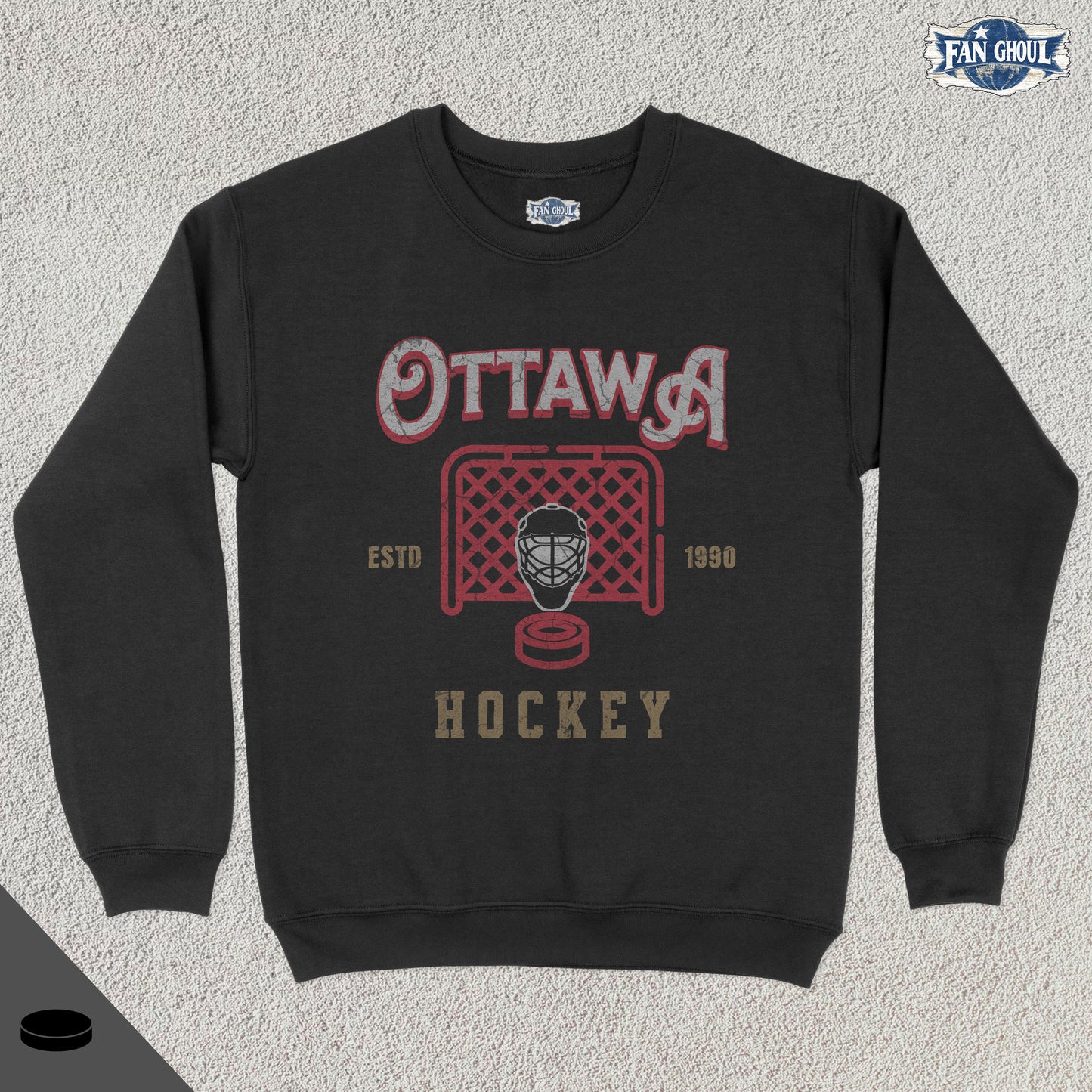Ottawa Hockey Vintage Crewneck