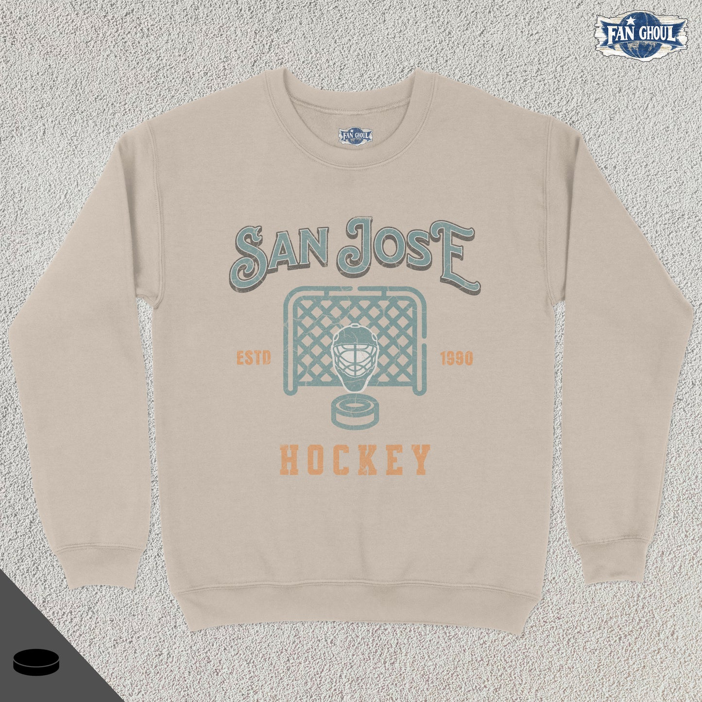 San Jose Hockey Vintage Crewneck