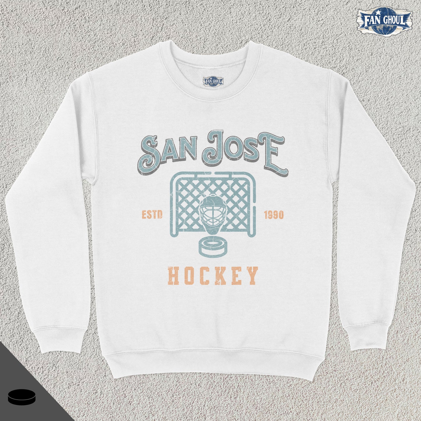San Jose Hockey Vintage Crewneck