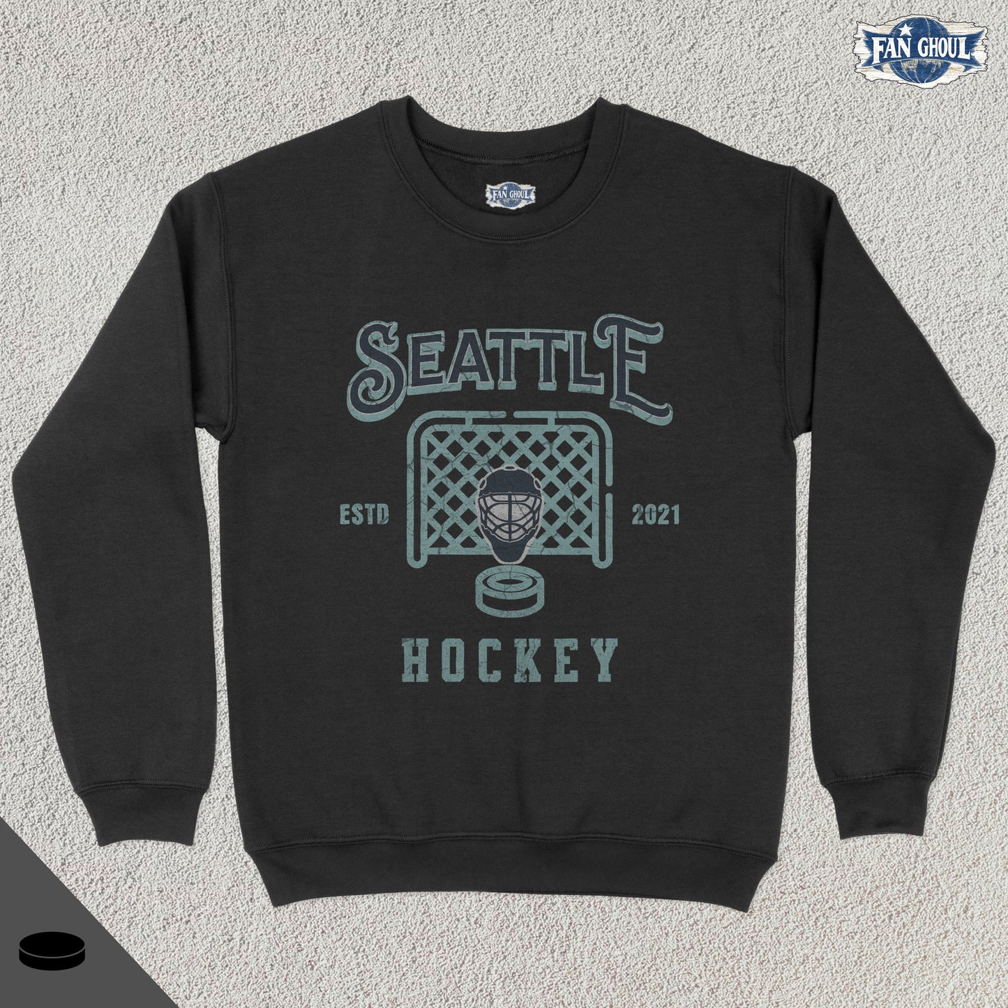 Seattle Hockey Vintage Crewneck