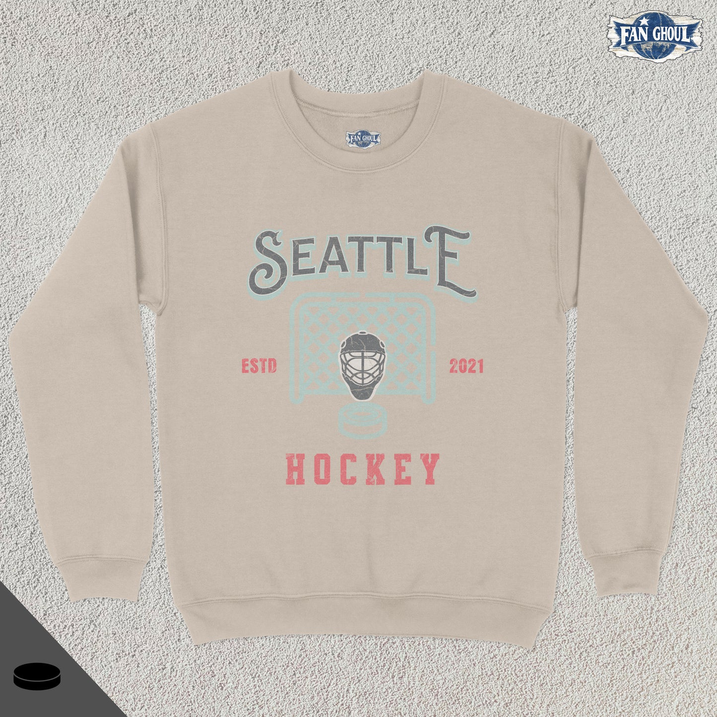 Seattle Hockey Vintage Crewneck