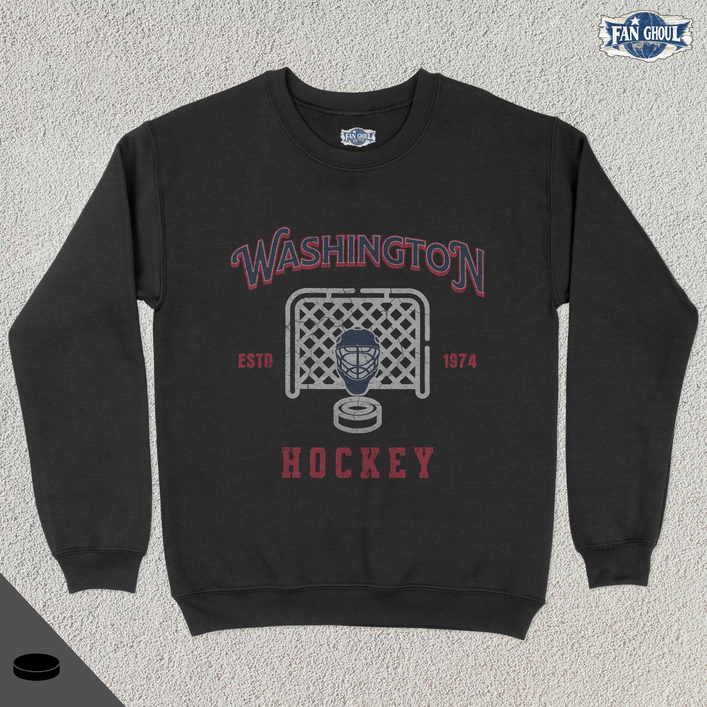 Washington Hockey Vintage Crewneck