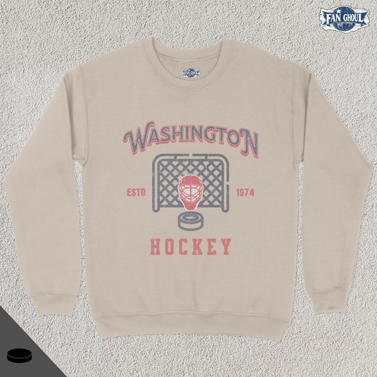 Washington Hockey Vintage Crewneck