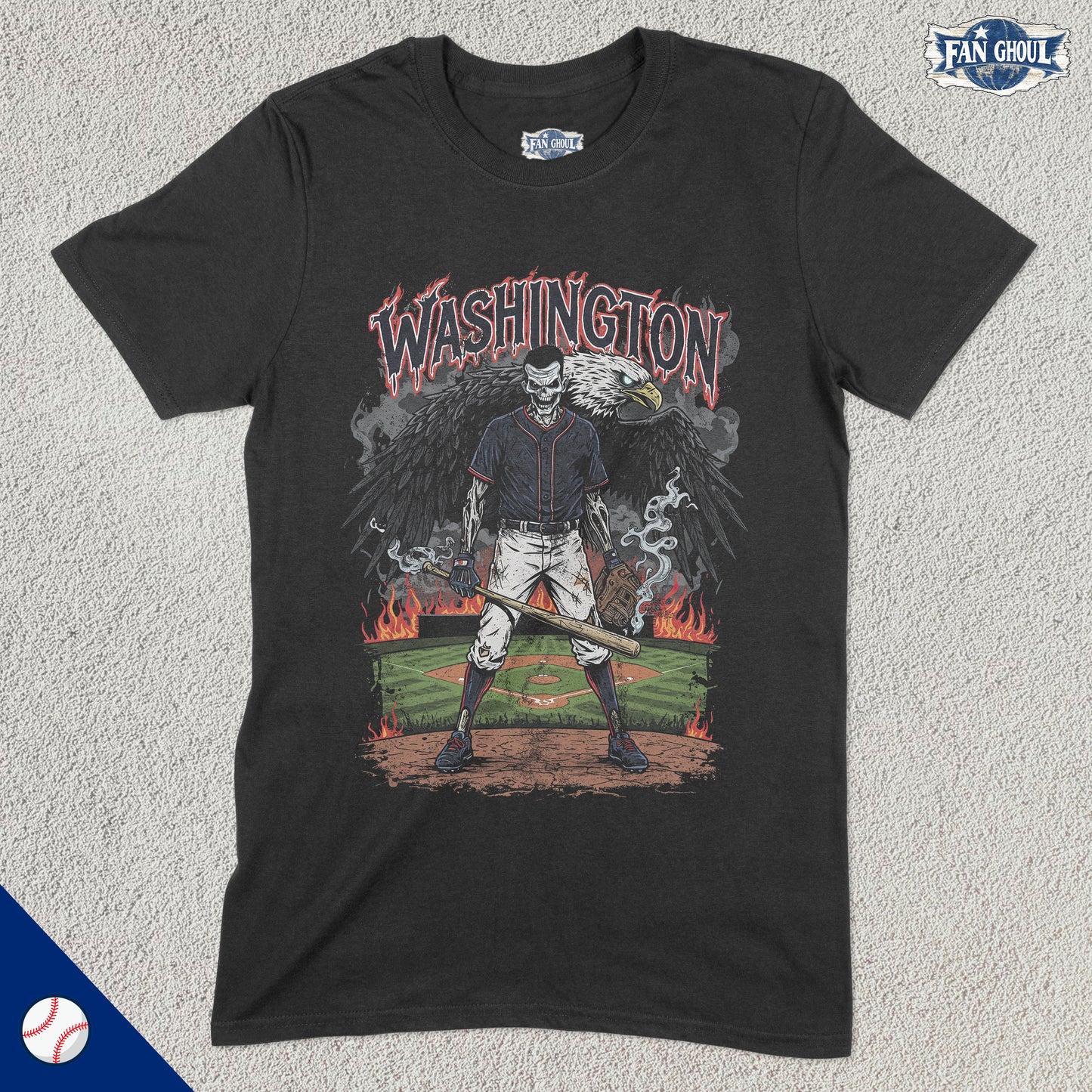 Washington Baseball "Ghoul" Shirt