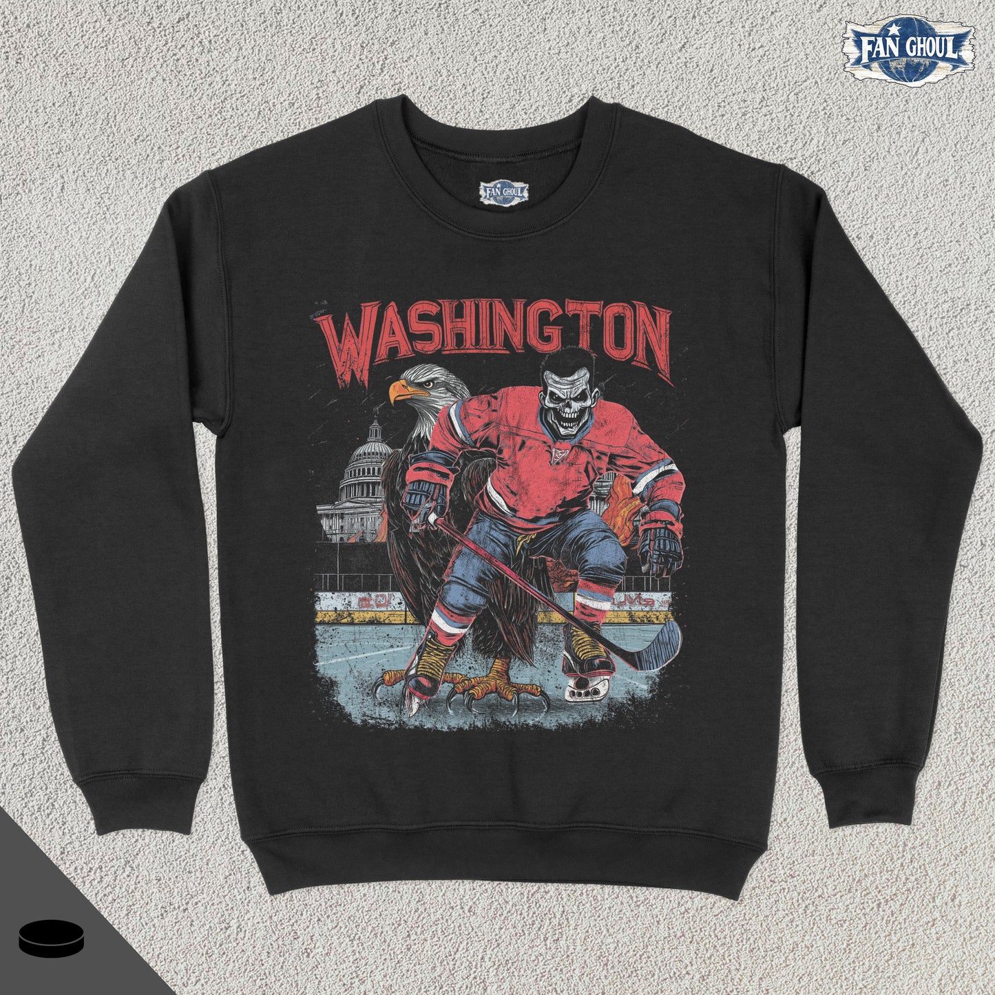 Washington Hockey "Ghoul" Crewneck