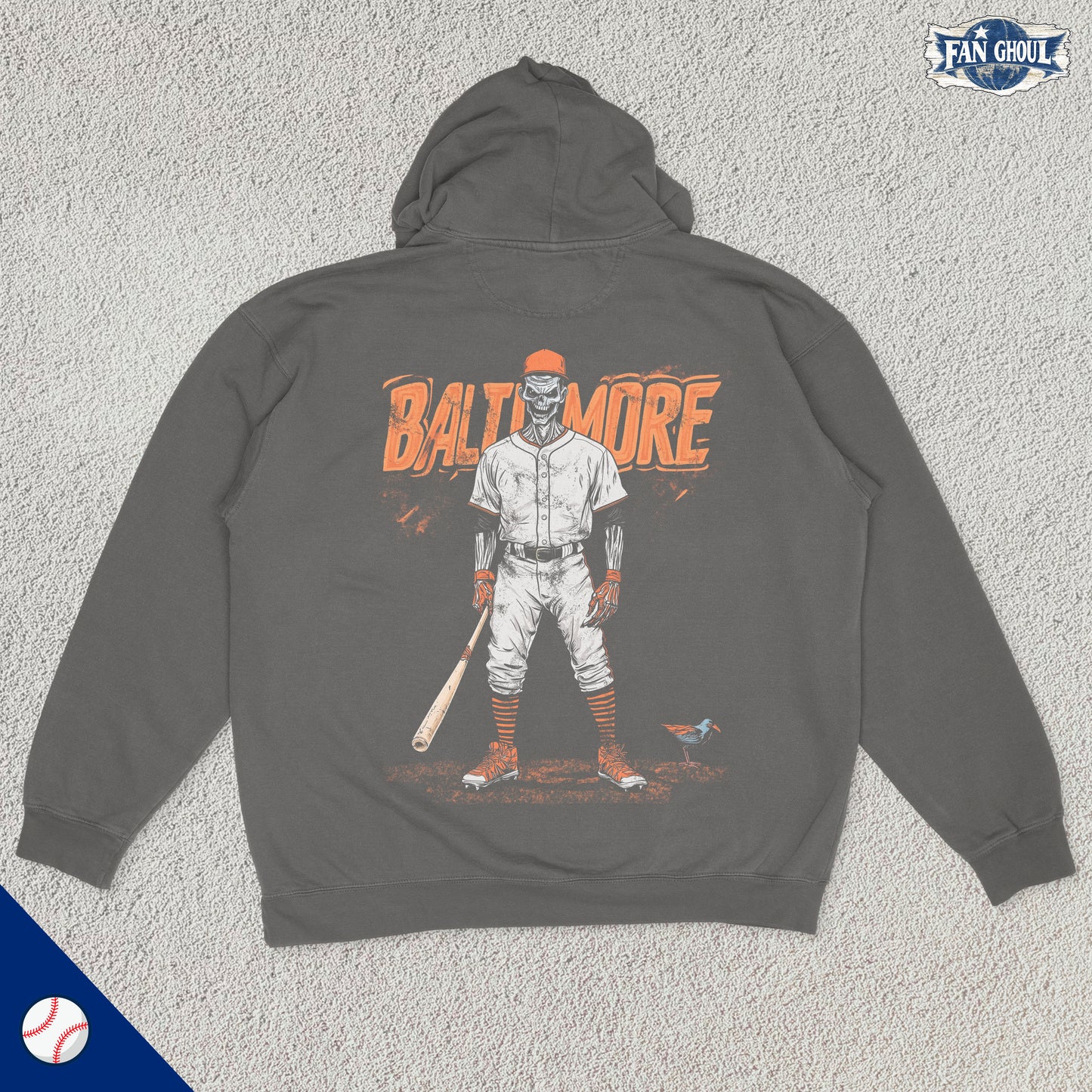 Baltimore Baseball "Ghoul" Hoodie