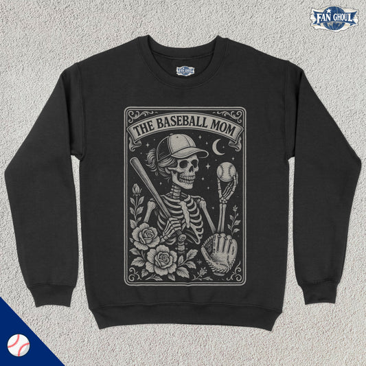 Baseball Mom Tarot Card Crewneck