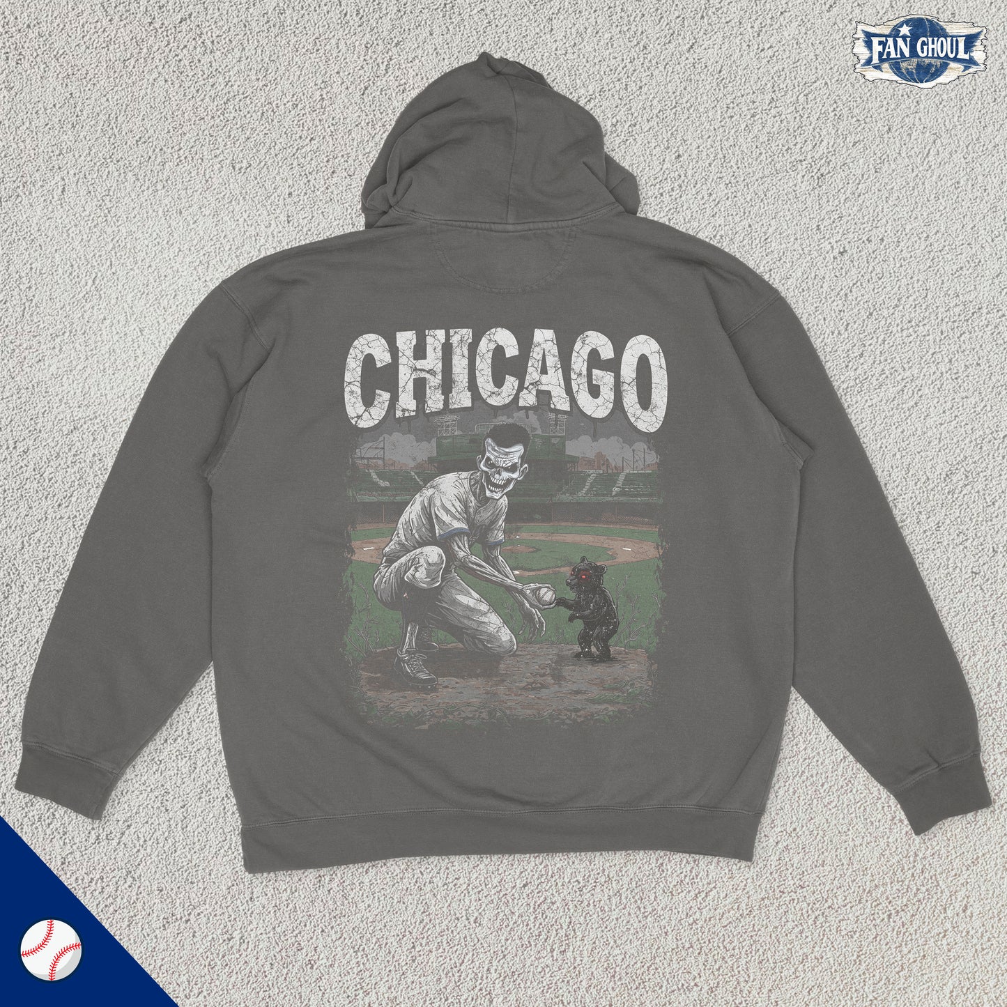 Chicago v2 Baseball "Ghoul" Hoodie