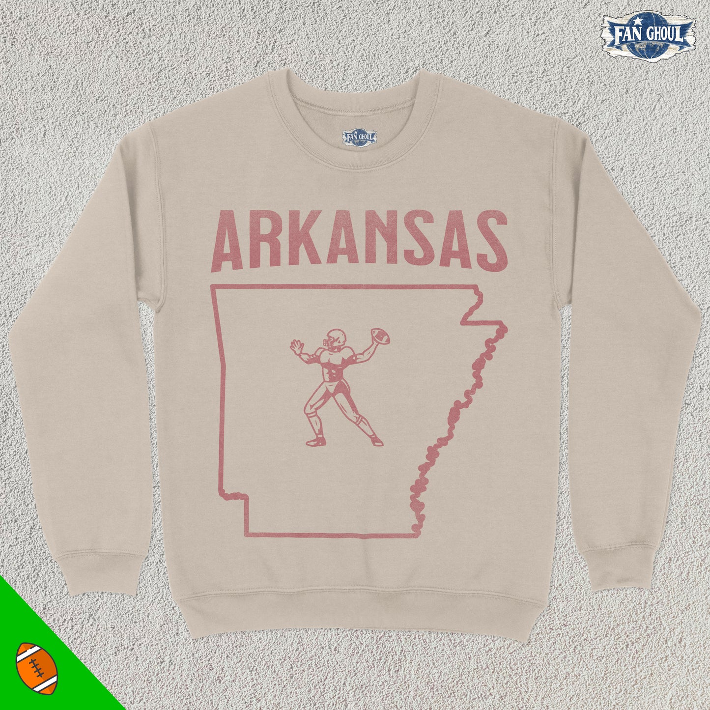 Arkansas Football College Crewneck