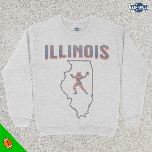 Illinois Football College Crewneck