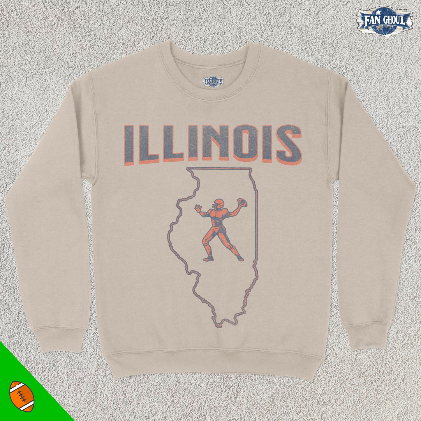 Illinois Football College Crewneck