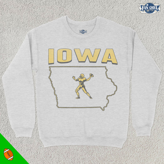 Iowa Football College Crewneck