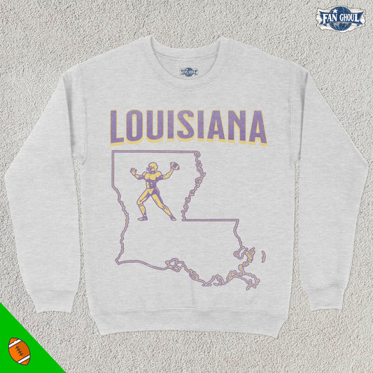 Louisiana Football College Crewneck