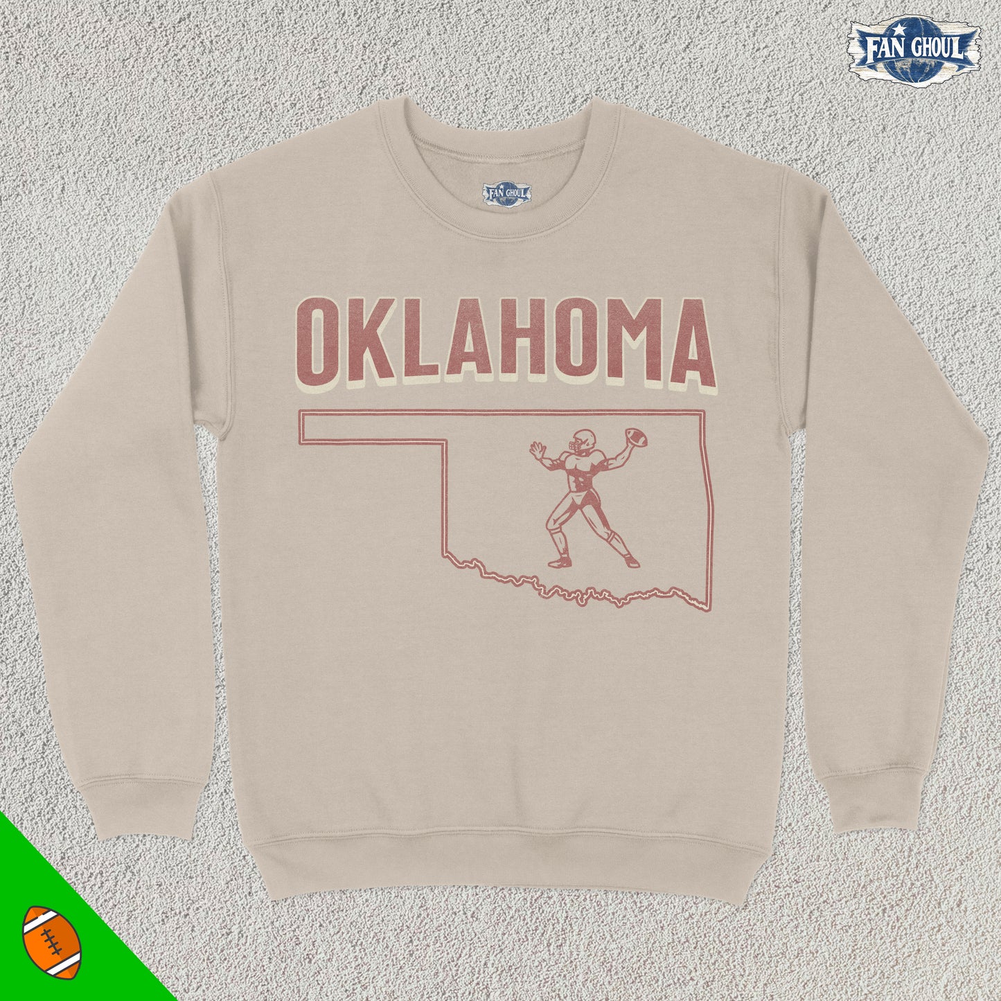 Oklahoma Football College Crewneck