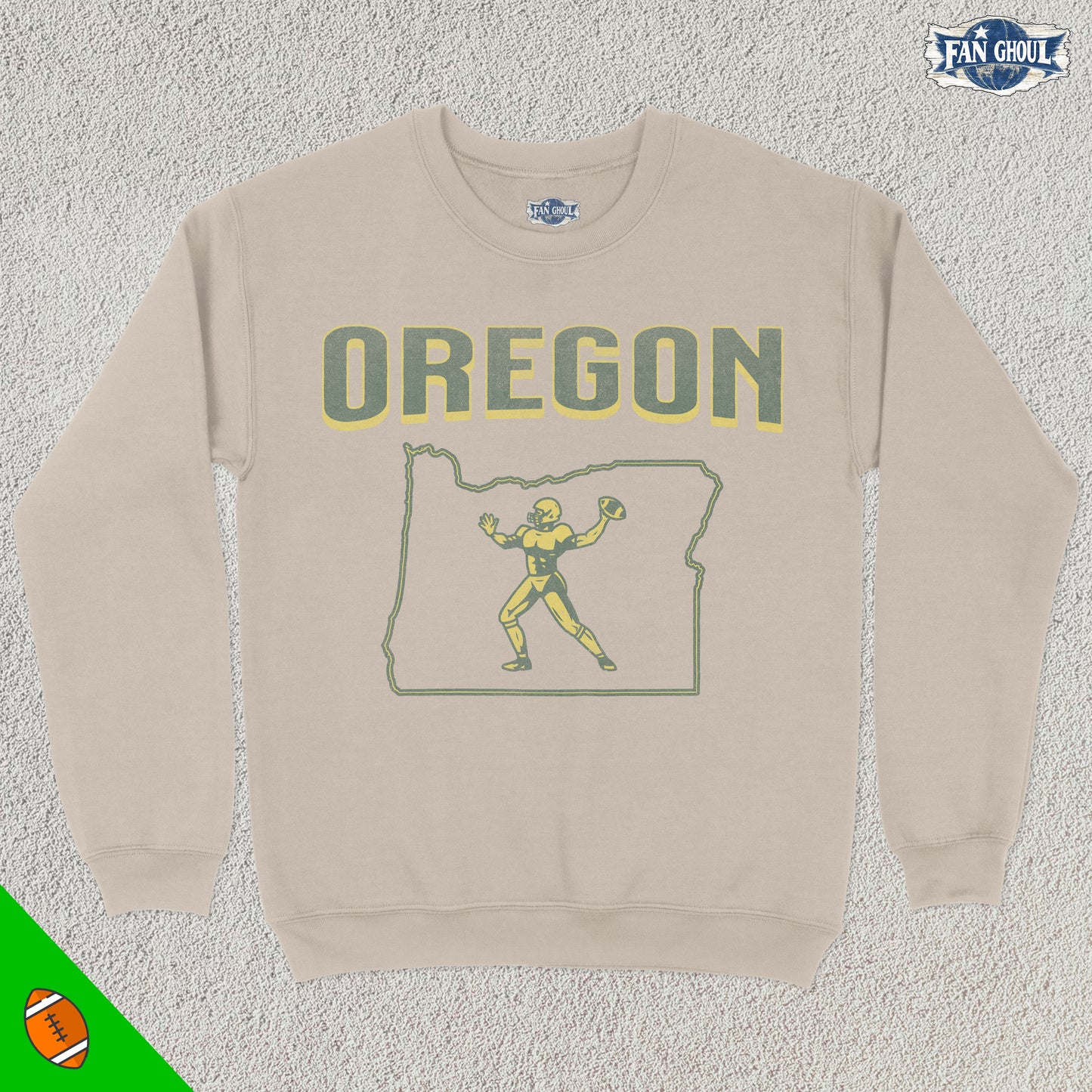 Oregon Football College Crewneck