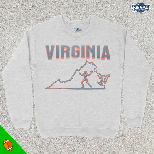 Virginia Football College Crewneck
