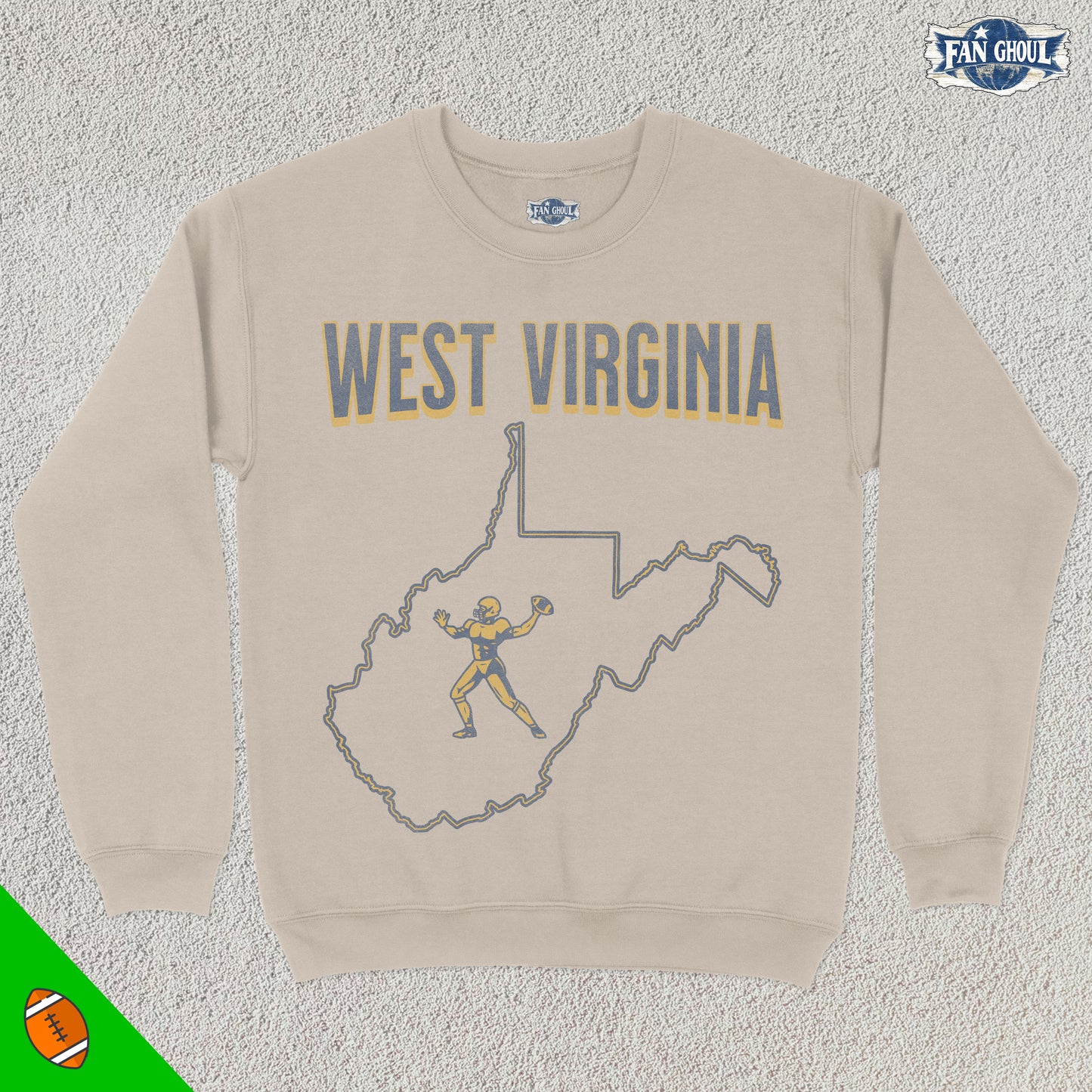 West Virginia Football College Crewneck