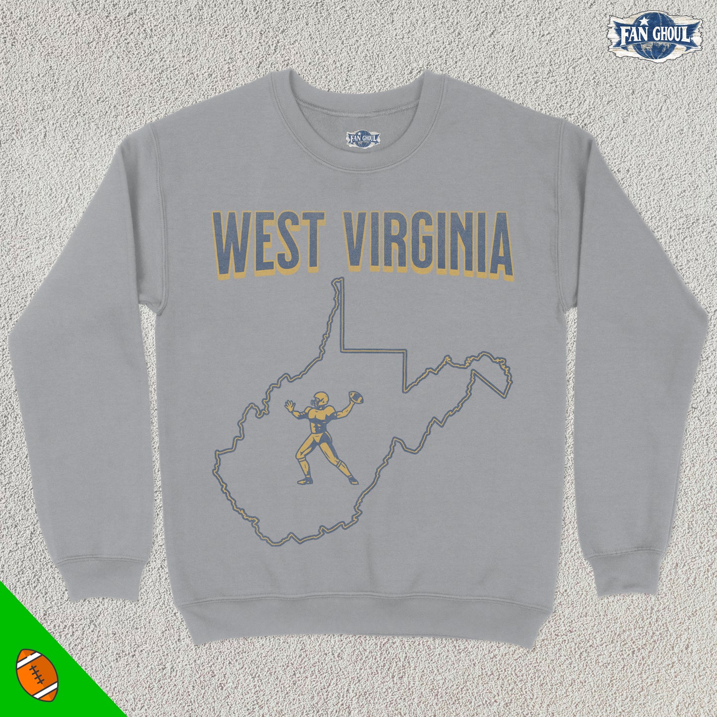 West Virginia Football College Crewneck