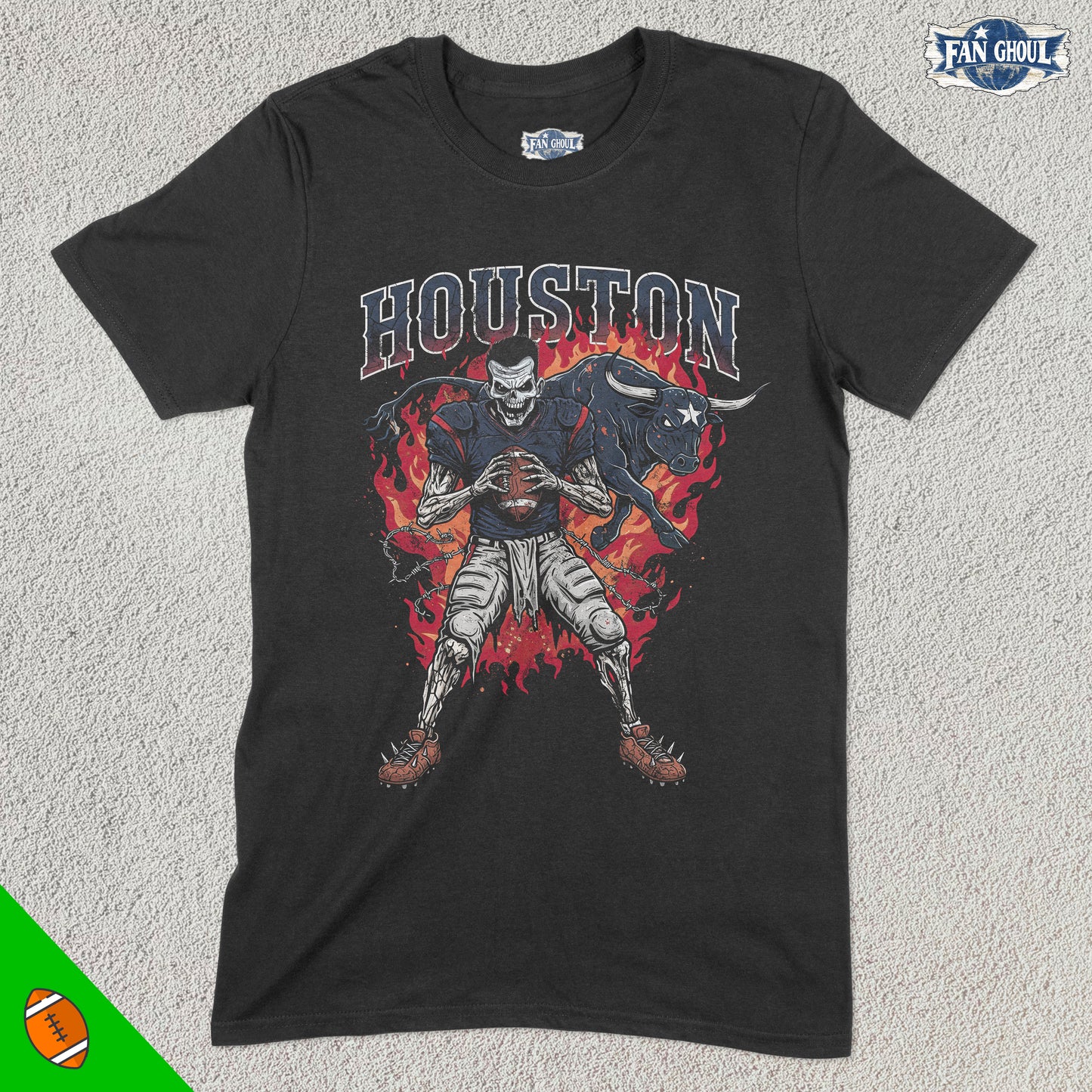 Houston Football "Ghoul" Shirt