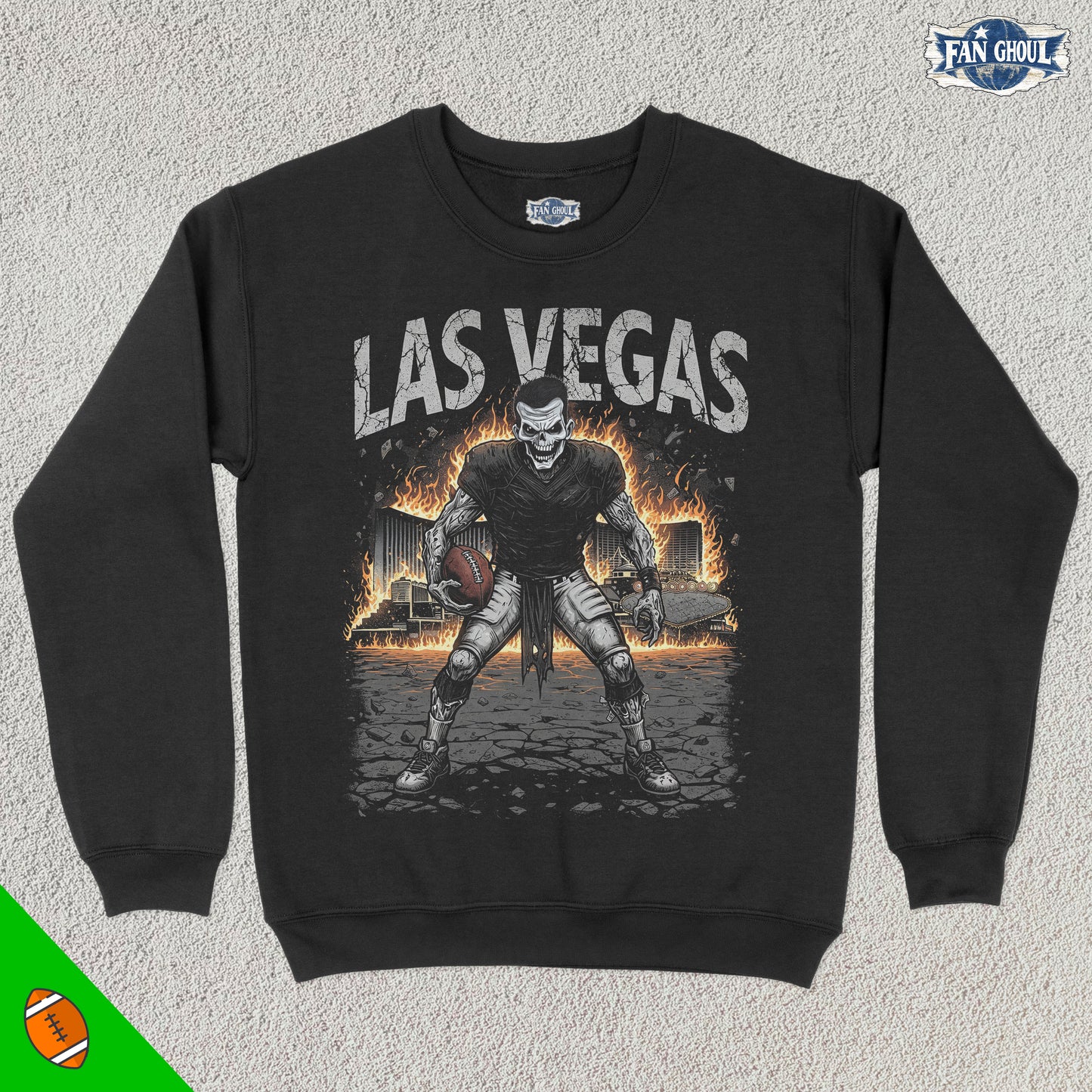 Las Vegas Football "Ghoul" Crewneck