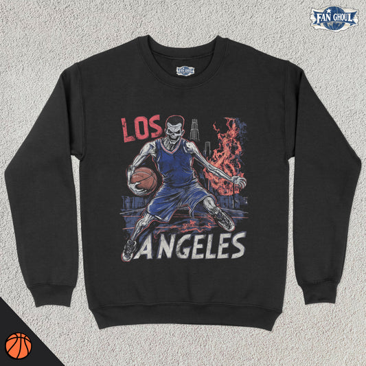 Los Angeles 2 Basketball "Ghoul" Crewneck