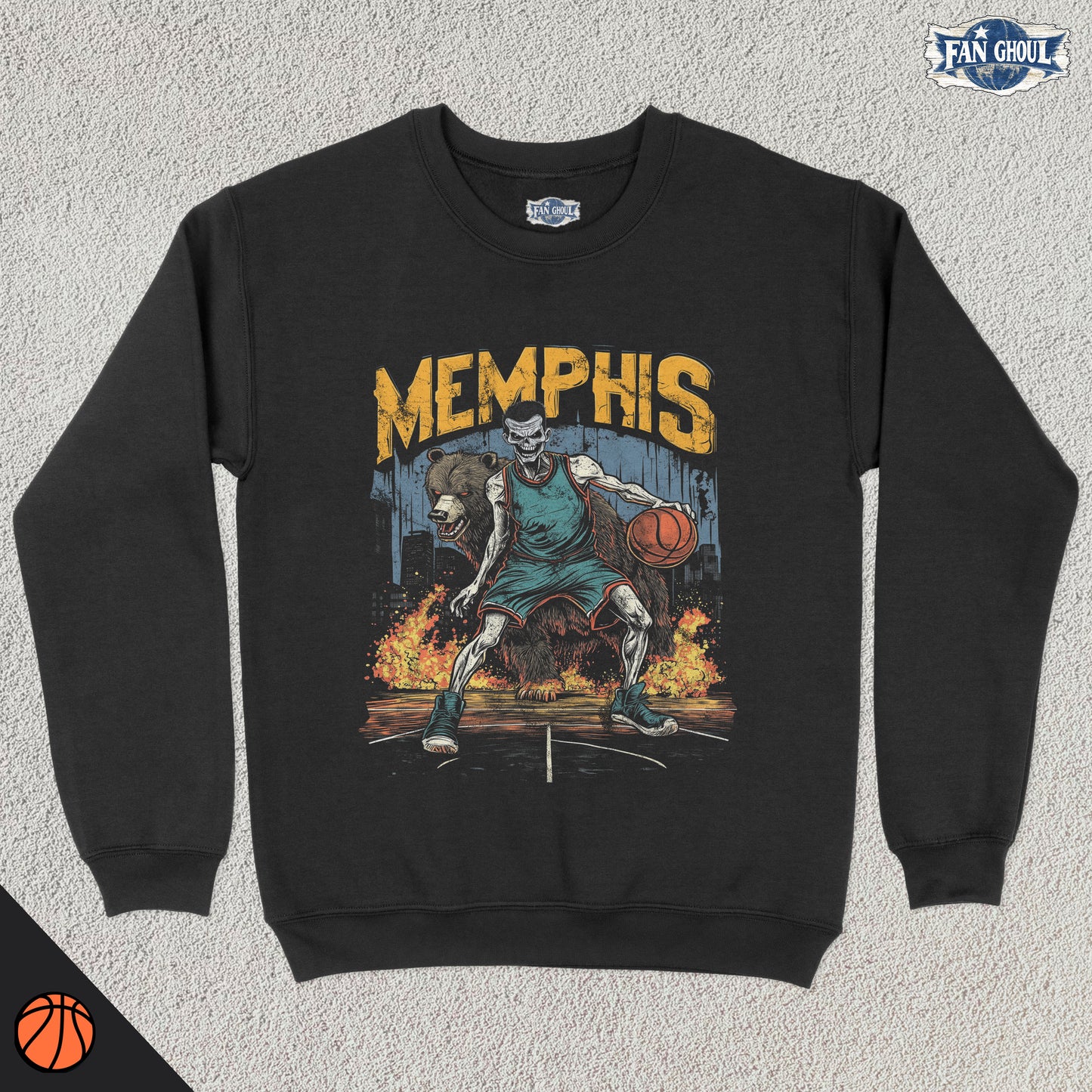 Memphis Basketball "Ghoul" Crewneck