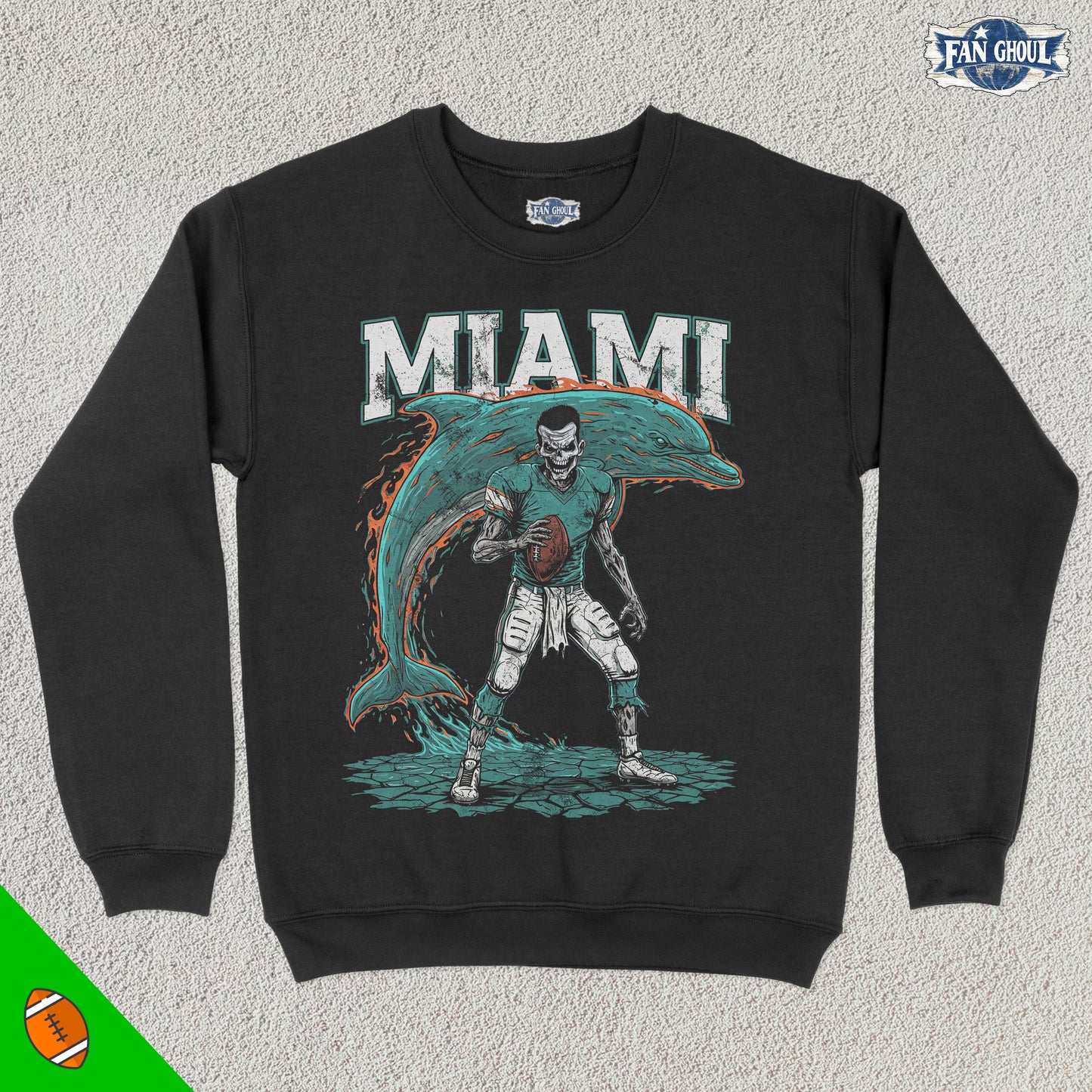Miami Football "Ghoul" Crewneck