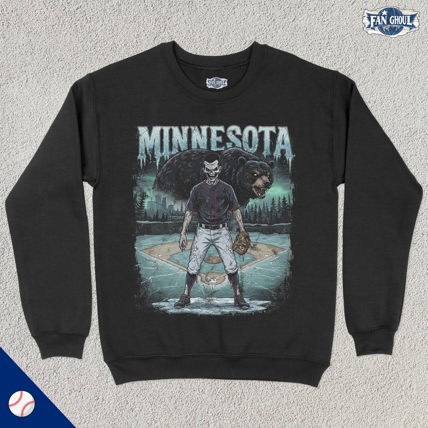 Minnesota Baseball "Ghoul" Crewneck
