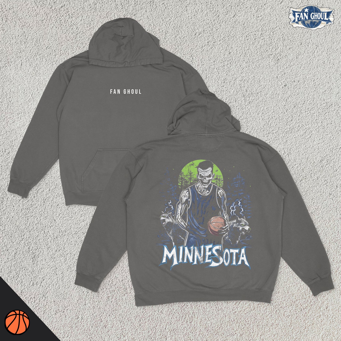 Minnesota v2 Basketball "Ghoul" Hoodie